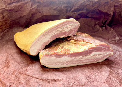 イタリア産パルマ豚のベーコンスライス 500g：960円