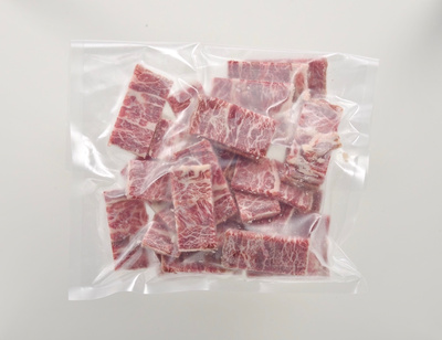 やわらか牛ハラミ焼肉用　500g（牛脂注入加工肉）：730円