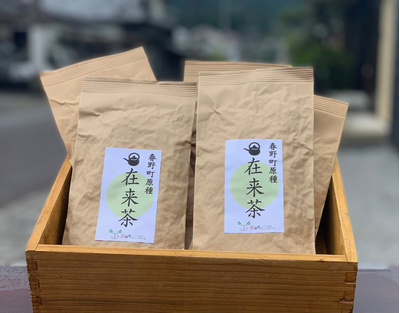静岡県春野町産　在来茶(山里の浅蒸し茶)　１００g ５本セット：2700円